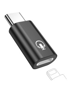 Adaptador USB C a Lightning Fidioto para iPhone 16 - Negro