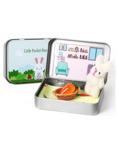 Conejito de Bolsillo JULEASEL Beige 6 cm Relleno de Pascua