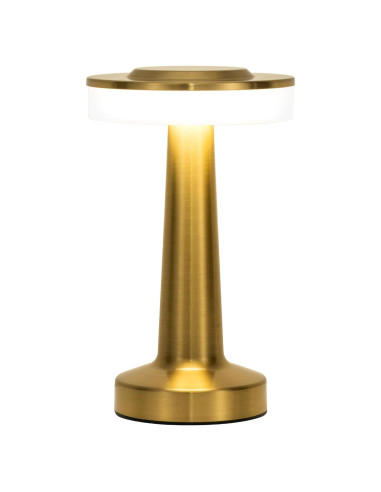 Lámpara de Mesa Inalámbrica ZOOPEEN Dorada Táctil 2800mAh