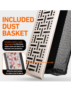 Cubierta de Ventilación de Suelo Home Intuition 2x12" Níquel Satinado 2