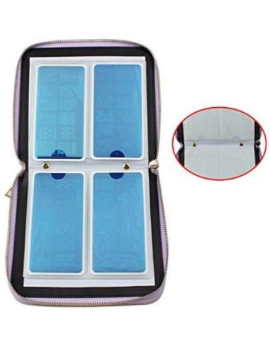 Estuche Organizador para Placas de Uñas HaiQiang 120 Ranuras