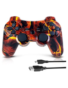 Controlador Inalámbrico CHENGDAO para PS3 Doble Vibración