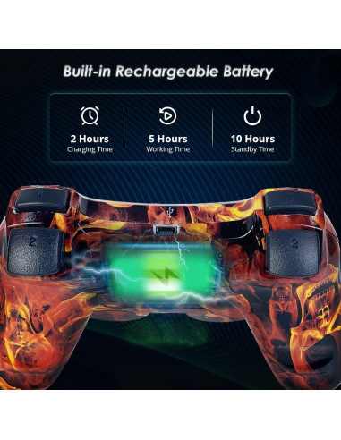 Controlador Inalámbrico CHENGDAO para PS3 Doble Vibración