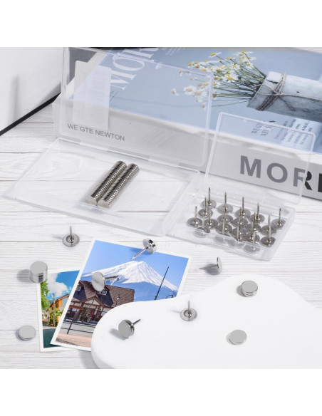 Pines Magnéticos Rhinocats 20 Pcs para Tablero de Anuncios Pines Magnéticos Rhinocats 20 Pcs para Tablero de Anuncios