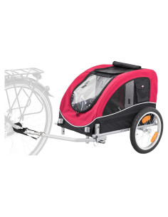 Remolque de Bicicleta para Perros Mediano TRIXIE - Hasta 22kg