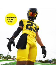 Toalla de Fútbol SLEEFS Negra 100% Algodón 36.8x10.2 cm 2