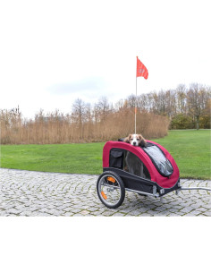 Remolque de Bicicleta para Perros Mediano TRIXIE - Hasta 22kg 2