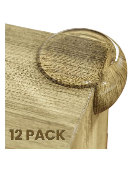 Protectores de esquinas transparentes Baby Proof Me - Paquete de 12