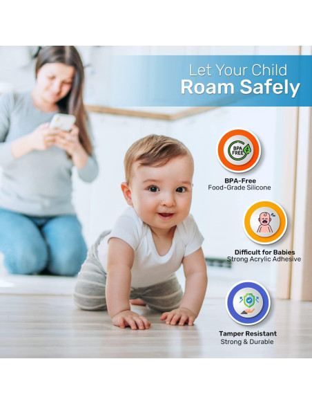 Protectores de esquinas transparentes Baby Proof Me - Paquete de 12