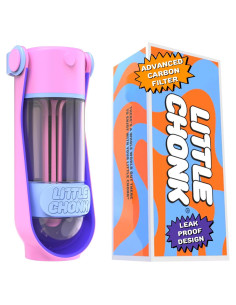 Botella de Agua para Perros Little Chonk 443.6 ml | Filtro de Carbono