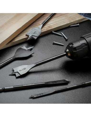 Juego de Brocas de Espada WORKPRO 10 Piezas Acero Carbono 1-1/2"