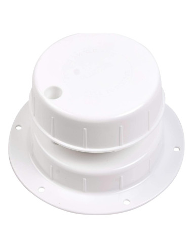 Tapa de Ventilación RVMATE para Tubo 2.5 a 6 cm Blanca