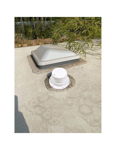 Tapa de Ventilación RVMATE para Tubo 2.5 a 6 cm Blanca