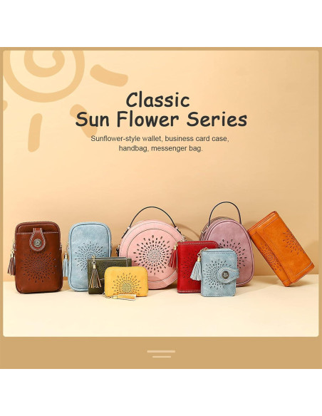 Monedero Pequeño APHISON RFID para Mujeres 1927 Rojo