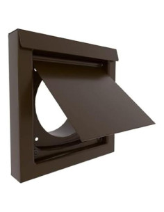 Ventilación de Pared para Secadora InOvate Marrón 16x17cm