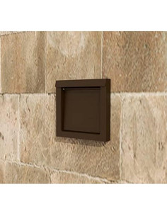 Ventilación de Pared para Secadora InOvate Marrón 16x17cm 2
