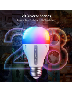 Bombilla Inteligente LED Lepower-tec BB02, 16 Millones de Colores 2