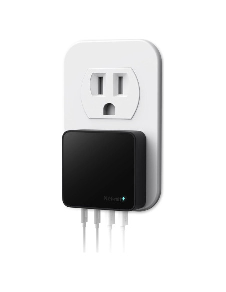 Cargador USB C Nekmit 52W con 4 Puertos Rápidos