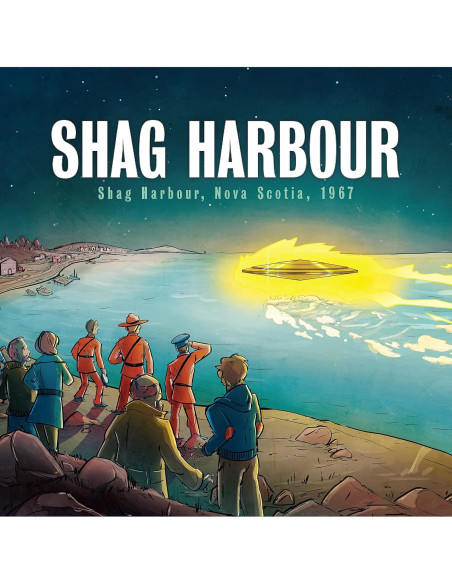 Peonza de Metal UFO Tops Shag Harbour Titanio Negro 5cm