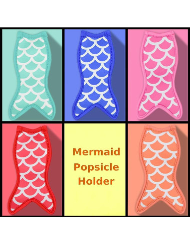 Bolsas Sujetadores Paletas Neopreno Satomoto 10 Pcs Sirena Tiburón