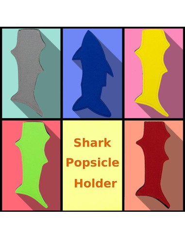 Bolsas Sujetadores Paletas Neopreno Satomoto 10 Pcs Sirena Tiburón