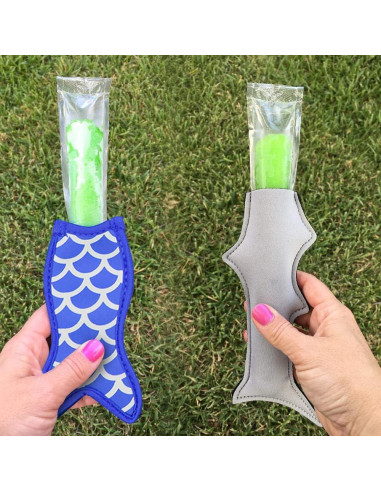 Bolsas Sujetadores Paletas Neopreno Satomoto 10 Pcs Sirena Tiburón