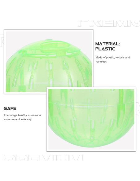 Bola de Ejercicio para Hámster FOMIYES 10 cm Transparente
