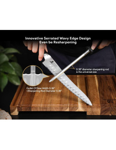 Cuchillo de Pan Piklohas 20.32 cm Acero Inoxidable Reafilable 2