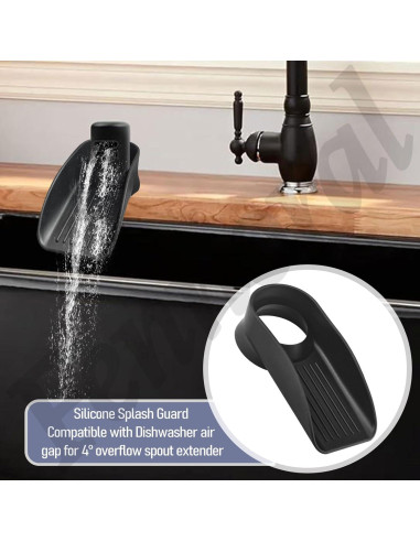 Cubierta de Salpicaduras de Silicona Fennoral para Lavavajillas