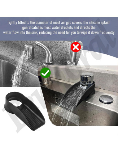 Cubierta de Salpicaduras de Silicona Fennoral para Lavavajillas