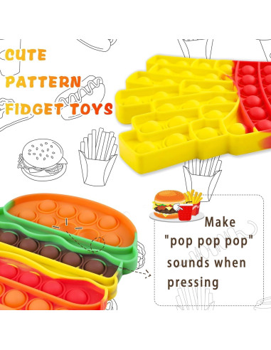 3 Paquetes Juguetes Sensoriales Fidget Woplagyreat Alivio Estrés