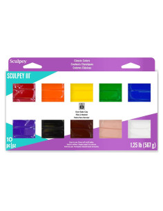 Sculpey III Arcilla Polimérica Horneable 10 Colores 0.57 kg