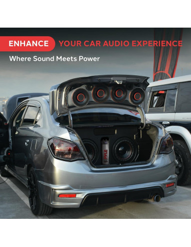 Capacitor Digital de Potencia Pyle 3.2 Faradios para Auto