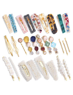 28 Piezas Accesorios de Pelo Magicsky: Clips y Horquillas