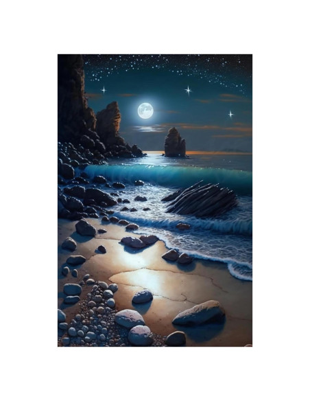 Kit de Pintura de Diamante 5D Parbamll Escenario de Playa 20x30cm