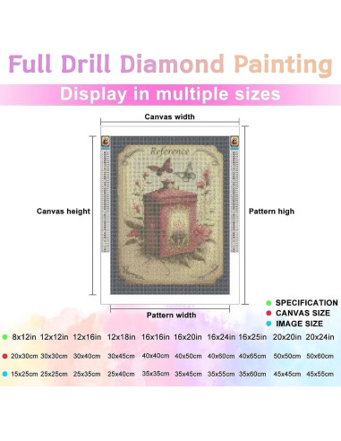 Kit de Pintura de Diamante 5D Parbamll Escenario de Playa 20x30cm