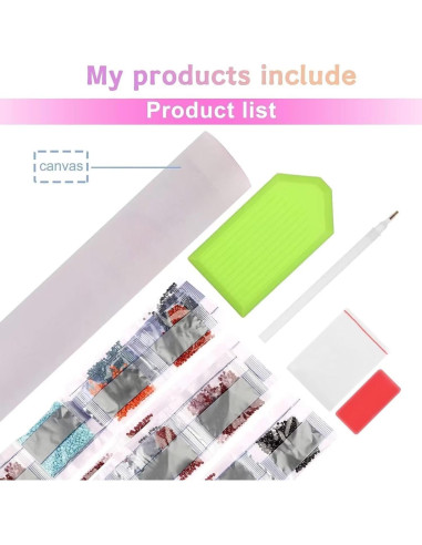 Kit de Pintura de Diamante 5D Parbamll Escenario de Playa 20x30cm