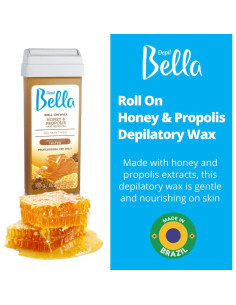 Cera Depil Bella Roll On Miel y Propóleos 6 Pack - Piel Sensible 2