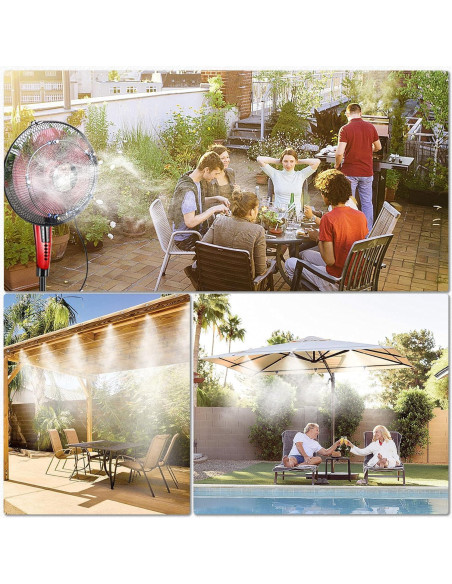 Kit de Nebulización Exterior 10.67m POCKET PANDA - Enfriamiento Jardín