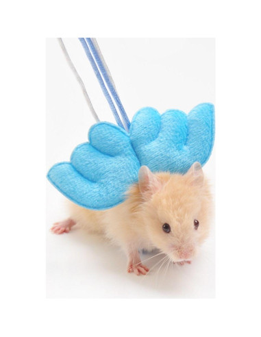 Arnés Ajustable para Hámster Copfeu con Correa y Campana Rosa