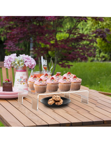 Soporte de Acrílico Transparente Jusalpha 30.48x20.32cm