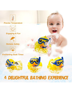 Termómetro de Baño y Habitación Xecult Patito Amarillo Flotante 2