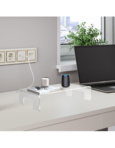 Soporte de Acrílico Transparente Jusalpha 30.48x20.32cm