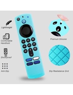 Funda de Silicona Brillante para Control Remoto Firestick 4K 2