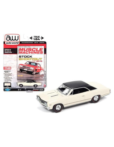 Modelo Diecast Auto World 1967 Chevy Chevelle SS 6.99cm