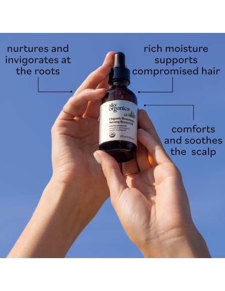 Aceite de Romero Orgánico Sky Organics 59 ml - Crecimiento Cabello