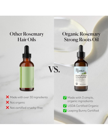 Aceite de Romero Orgánico Sky Organics 59 ml - Crecimiento Cabello