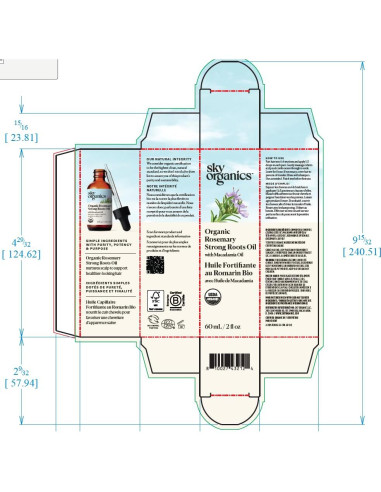 Aceite de Romero Orgánico Sky Organics 59 ml - Crecimiento Cabello