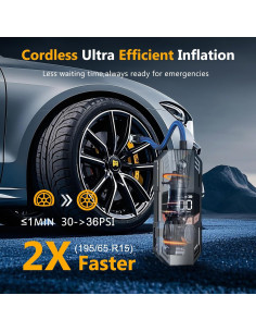 Compresor de Aire Portátil NOTESNEE XW-P104-1 120 PSI 6000mAh 2