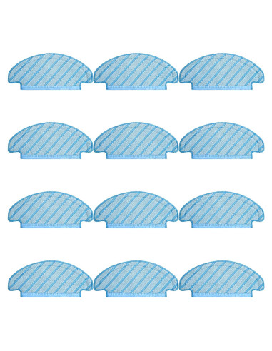 12 Paños de Mopa Lavables Unikstone para Ecovacs Deebot T8/N8